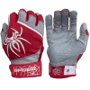 2022 Spiderz PRO Model Batting Gloves: Red/White -Baseball Equipment Store 2022SpiderzPRO Red White