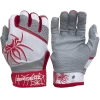 2022 Spiderz PRO Model Batting Gloves: White/Red 1 2022 Spiderz PRO Model Batting Gloves: White/Red -Baseball Equipment Store 2022SpiderzPRO White Red