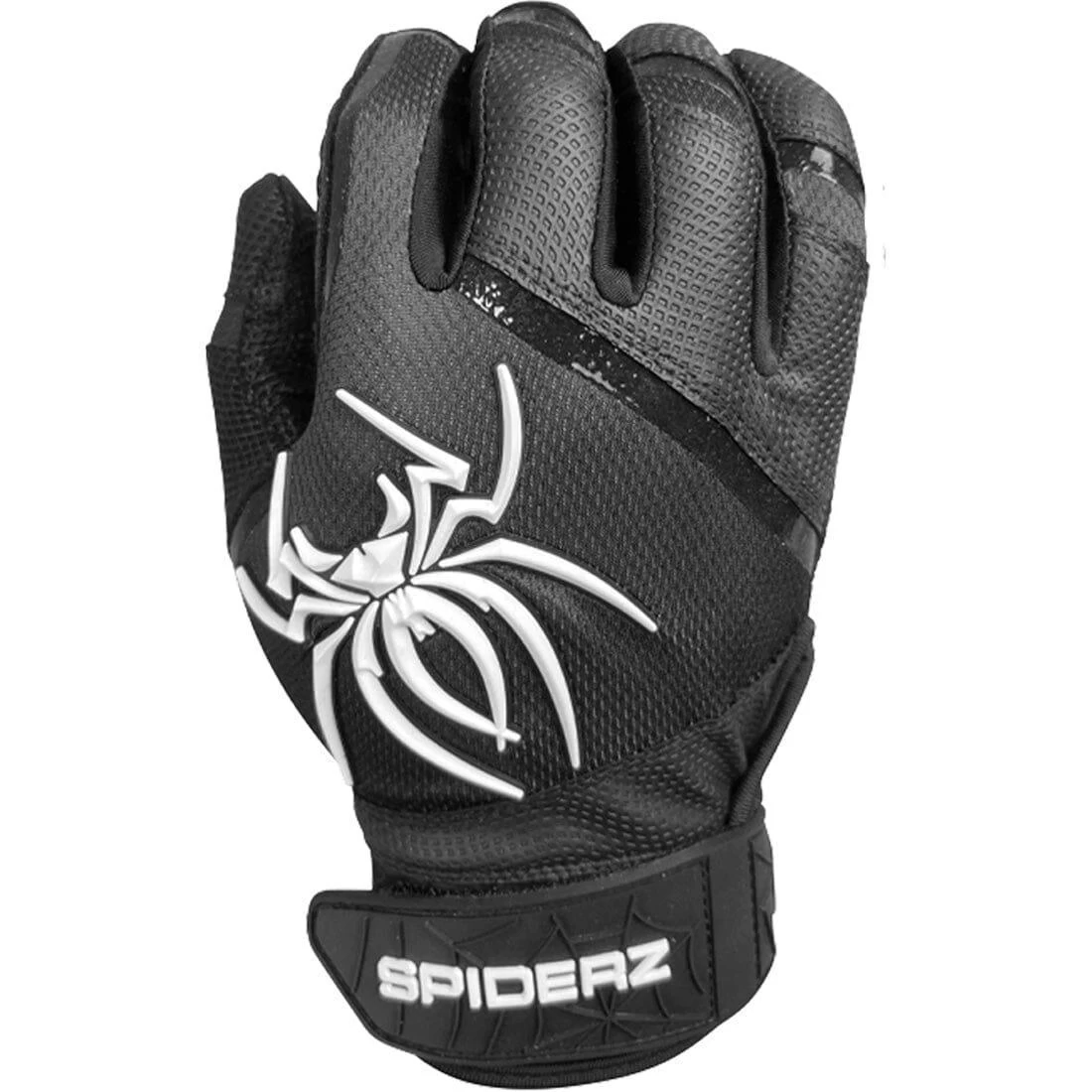 2023 Spiderz Pro Model Batting Gloves: Black/White 4 2023 Spiderz Pro Model Batting Gloves: Black/White - Image 2