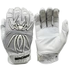 2022 Spiderz ENDITE Batting Gloves: Grey And White