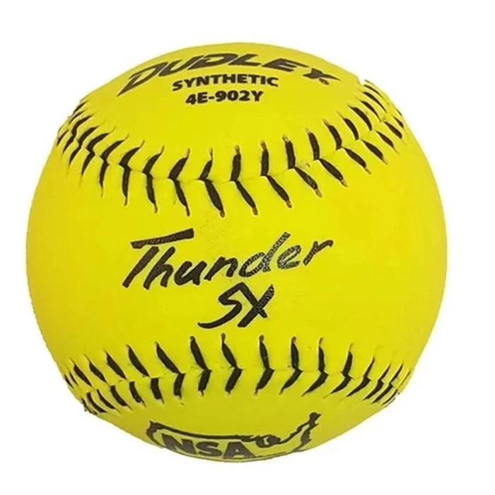 Dudley Thunder SY HYCON ICON NSA 11" Synthetic Slowpitch Softballs (DOZEN): 4E902Y 3 Dudley Thunder SY HYCON ICON NSA 11" Synthetic Slowpitch Softballs (DOZEN): 4E902Y
