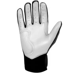 Bruce Bolt PREMIUM PRO Chrome Series Short Cuff Batting Gloves: Black -Baseball Equipment Store BB SC CHRB3