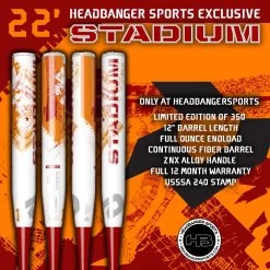 2022 DeMarini Stadium 12" USSSA Slowpitch Softball Bat: WTDXSTU-22 -Baseball Equipment Store DeMarini Stadium STU 22 Red Orange 1200x1200 b83cb472 7006 47d9 a10d a9a3f1f5be64