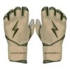 Bruce Bolt Premium Pro Military Series Long Cuff Batting Gloves: Beige -Baseball Equipment Store IMG 0880