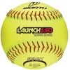 Worth 12" Launch 650 Ultimate Distance Slowpitch Softballs (Dozen): L650Y -Baseball Equipment Store L650Y
