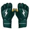 Bruce Bolt PREMIUM PRO Long Cuff Batting Gloves: Green 2 Bruce Bolt PREMIUM PRO Long Cuff Batting Gloves: Green -Baseball Equipment Store LC GRNG HERO