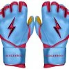 Bruce Bolt PREMIUM PRO BADER Series Long Cuff Batting Gloves: Baby Blue 1 Bruce Bolt PREMIUM PRO BADER Series Long Cuff Batting Gloves: Baby Blue -Baseball Equipment Store LC HBB HERO