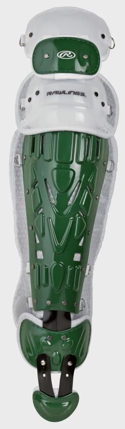 Rawlings Youth Dark Green/White VELO 2.0 Catcher's Gear Box Set: CSV2Y-DG / W -Baseball Equipment Store LGVEL DG W 1