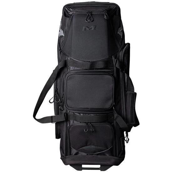 Miken MKMK7X Black Pro Wheeled Roller Bat Bag: MKMK7X-PRO-BLK 5 Miken MKMK7X Black Pro Wheeled Roller Bat Bag: MKMK7X-PRO-BLK - Image 3