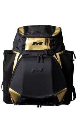2022 Miken MK7X XL Baseball & Softball Backpack (Freak Gold Series): MKMK7X-XL-GLD