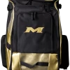 2022 Miken MK7X Baseball & Softball Backpack (Freak Gold Series): MKMK7X-BP-GLD