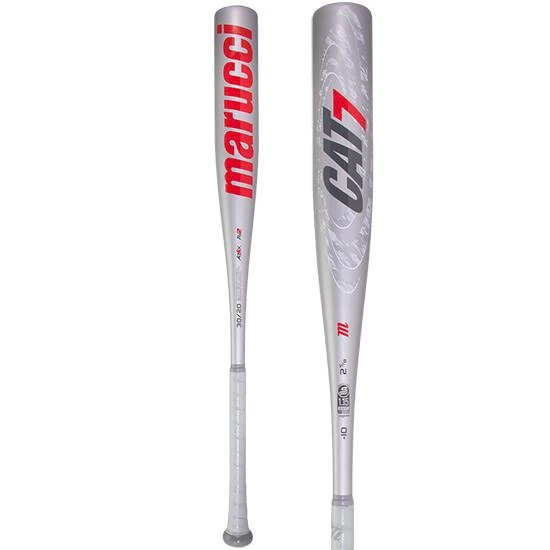 Marucci CAT 7 Silver (-10) USSSA Baseball Bat: MSBC7210S 3 Marucci CAT 7 Silver (-10) USSSA Baseball Bat: MSBC7210S