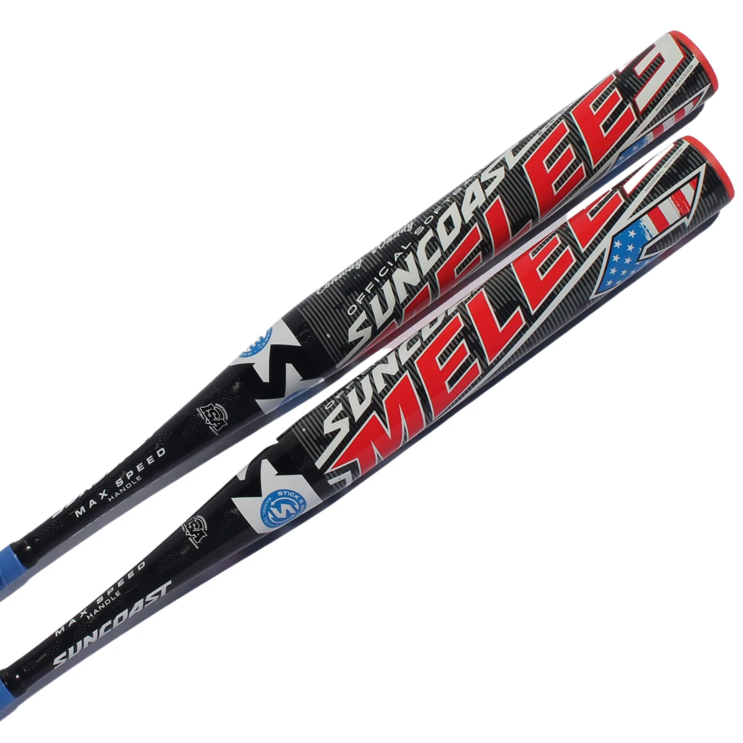 Suncoast Melee 3 Balanced 13" 1 Piece SSUSA Senior Slowpitch Softball Bat: SM3SB 3 Suncoast Melee 3 Balanced 13" 1 Piece SSUSA Senior Slowpitch Softball Bat: SM3SB