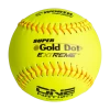Worth 12" One Nation Super Gold Dot Extreme Slowpitch Softballs (One Dozen): ON12CY -Baseball Equipment Store ON12CY