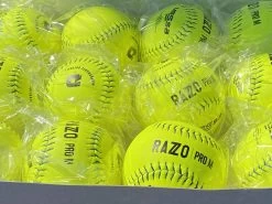 DeMarini RAZZO 12" PRO M USSSA Slowpitch Softballs (Dozen): WTDRZPMC12UB -Baseball Equipment Store PhotoMar11 121203PM