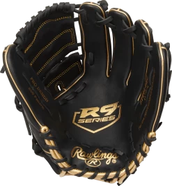 Rawlings R9 12" Infield/Pitcher's Baseball Glove: R9206-9BG 7 Rawlings R9 12" Infield/Pitcher's Baseball Glove: R9206-9BG -Baseball Equipment Store R9206 9BG 1