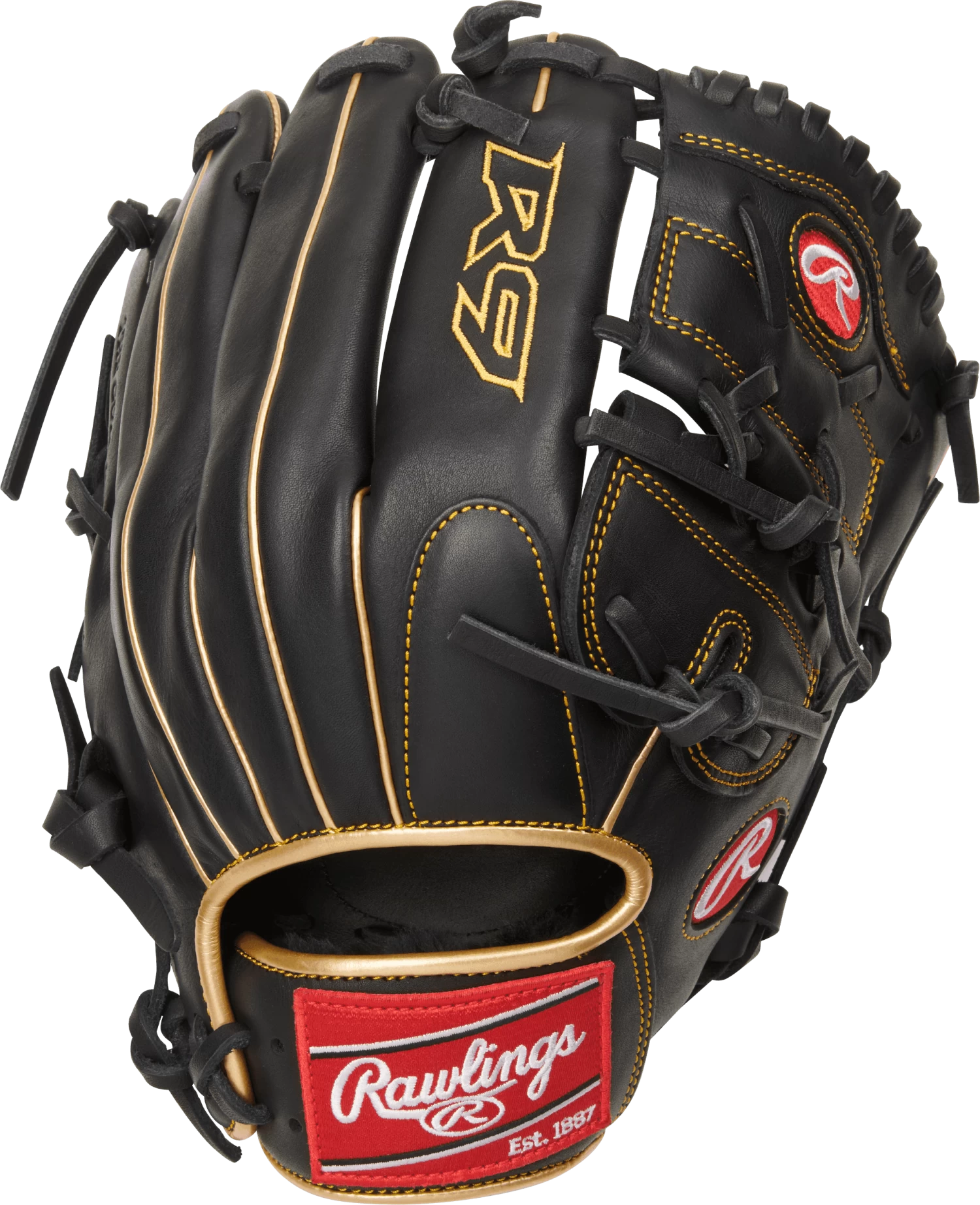 Rawlings R9 12" Infield/Pitcher's Baseball Glove: R9206-9BG 3 Rawlings R9 12" Infield/Pitcher's Baseball Glove: R9206-9BG