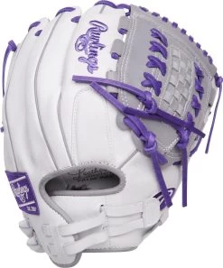 Rawlings Liberty Advanced Color Series 12.5" Fastpitch Glove: RLA125 (Multiple Colors) -Baseball Equipment Store RLA125 18WPG 2 png