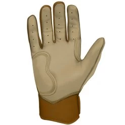 Bruce Bolt PREMIUM PRO Gold Series Batting Gloves: Short Cuff -Baseball Equipment Store SC GLD PALM