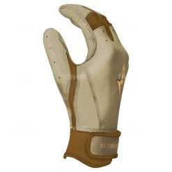 Bruce Bolt PREMIUM PRO Gold Series Batting Gloves: Short Cuff -Baseball Equipment Store SC GLD SIDE