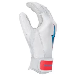 Bruce Bolt PREMIUM PRO BRINSON Series Short Cuff Batting Gloves: White -Baseball Equipment Store SC LBW SIDE