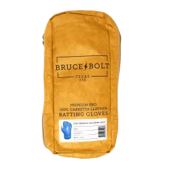 Bruce Bolt PREMIUM PRO Short Cuff Batting Gloves: Royal -Baseball Equipment Store SC ROYG BAG
