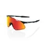 100% HYPERCRAFT XS (Youth) Sunglasses Soft Tact Black - HiPER Red Multilayer Mirror Lens -Baseball Equipment Store SP22 HYPERCRAFT XS 60002 00003 3Q