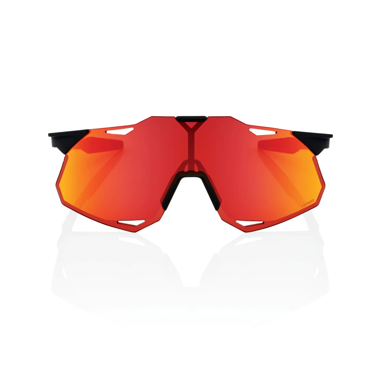 100% HYPERCRAFT XS (Youth) Sunglasses Soft Tact Black - HiPER Red Multilayer Mirror Lens 6 100% HYPERCRAFT XS (Youth) Sunglasses Soft Tact Black - HiPER Red Multilayer Mirror Lens - Image 4