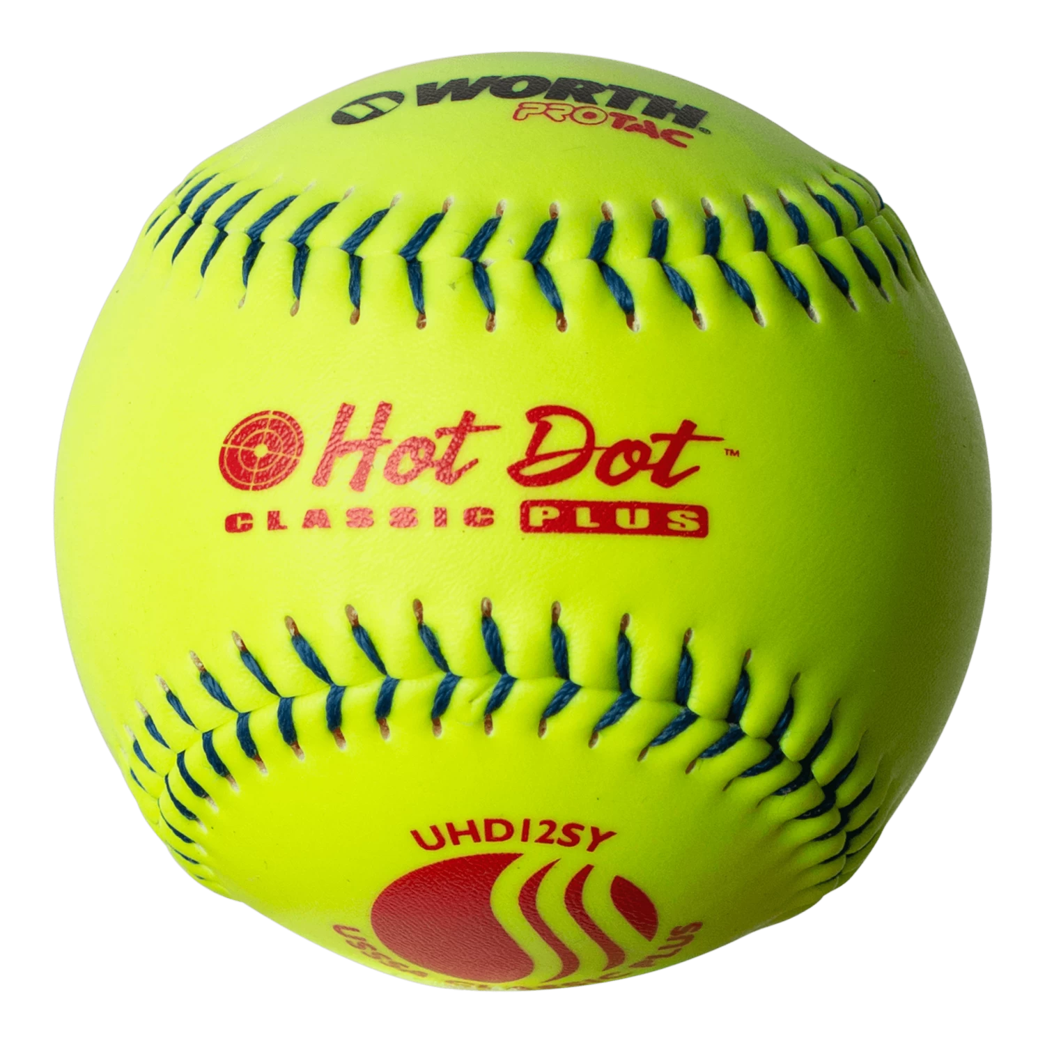 Worth 12" Classic Plus USSSA Hot Dot Slowpitch Softballs (Dozen): UHD12SY 3 Worth 12" Classic Plus USSSA Hot Dot Slowpitch Softballs (Dozen): UHD12SY