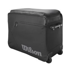 Wilson Coaches Ball Bucket Roller Bag: WB5710701 -Baseball Equipment Store WB5710701 2 Wilson Ball Bucket Bag Black.png.cq5dam.web .1200.1200