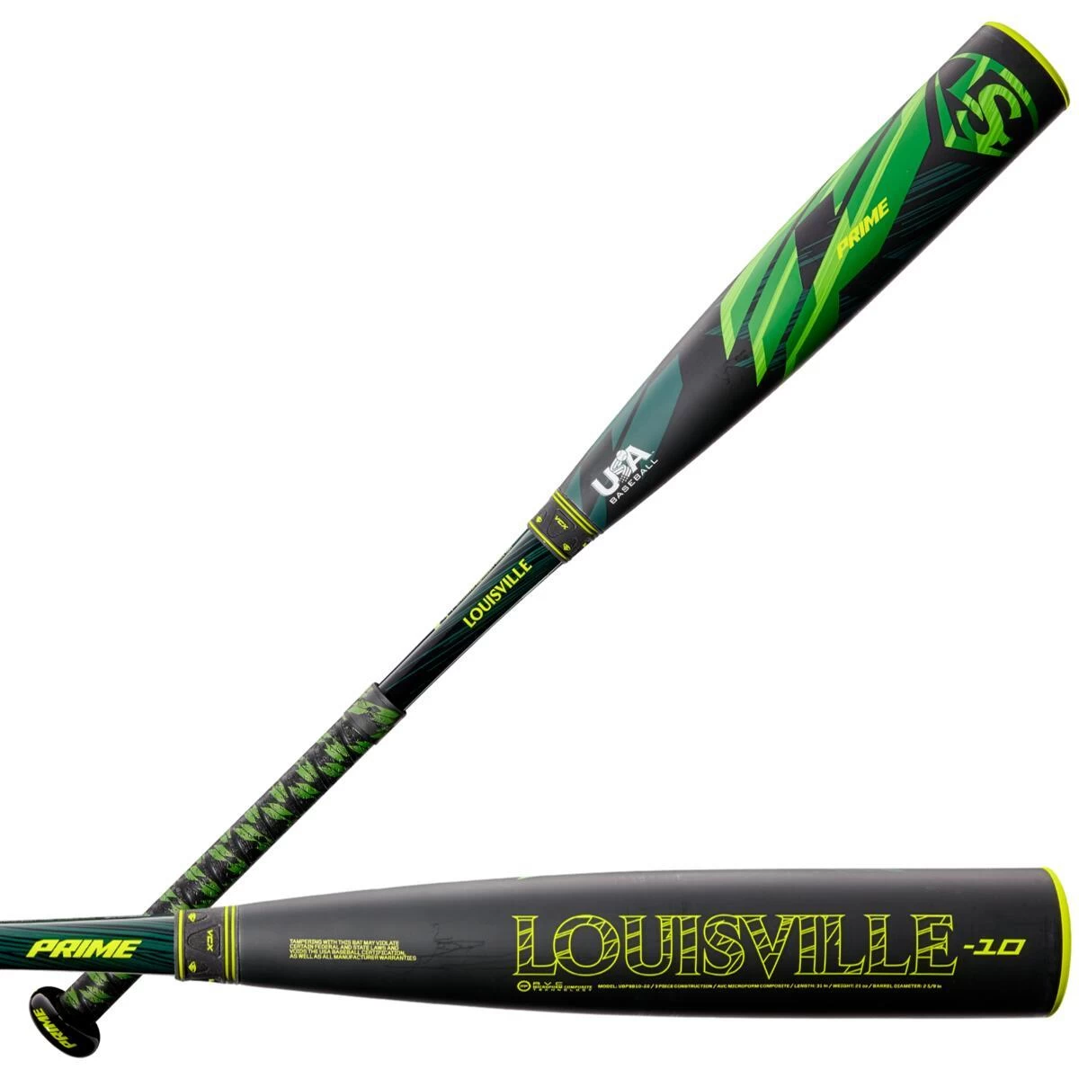 2022 Louisville Slugger Prime (-10) USA Baseball Bat: WBL2536010 4 2022 Louisville Slugger Prime (-10) USA Baseball Bat: WBL2536010 - Image 2