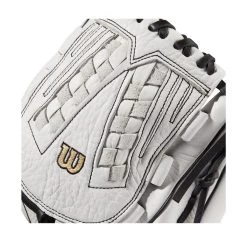 2022 Wilson A1000 V125 12.5" Outfield/Pitcher's Fastpitch Softball Glove: WTA10RF22V125 17 2022 Wilson A1000 V125 12.5" Outfield/Pitcher's Fastpitch Softball Glove: WTA10RF22V125 -Baseball Equipment Store WBW100182 4 A1000 FP V125 OF 125 White Black.png.cq5dam.web .1200.1200