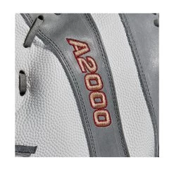 2021 Wilson A2000 FP1BSS 12.5" Fastpitch First Base Mitt: WTA20RF21FP1BSS -Baseball Equipment Store WBW100219 5 A2000 FP 1B FP1BSS 125 WhiteSS Gray Gold.png.cq5dam.web .1200.1200