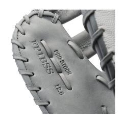 2021 Wilson A2000 FP1BSS 12.5" Fastpitch First Base Mitt: WTA20RF21FP1BSS -Baseball Equipment Store WBW100219 6 A2000 FP 1B FP1BSS 125 WhiteSS Gray Gold.png.cq5dam.web .1200.1200