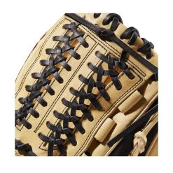 2022 Wilson A2000 D33 11.75" Pitcher's Baseball Glove: WTA20RB22D33 -Baseball Equipment Store WBW100393 4 A2000 Leather D33 1175 Blonde Black.png.cq5dam.web .1200.1200