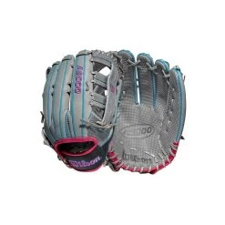 Wilson A2000 SCSP13SS 13" Slowpitch Softball Fielding Glove: WBW10040213 -Baseball Equipment Store WBW100402 8 A2000 SP13 SC 13 GreyDimpled GreySS BlackSS.png.cq5dam.web .1200.1200