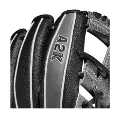 2023 Wilson A2K SC1787SS 11.75" Infield Baseball Glove: WBW1008921175 -Baseball Equipment Store WBW100892 5 A2K IF 1787SC 1175 BlackSS GreyDimple Grey.png.cq5dam.web .1200.1200