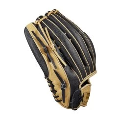 2023 Wilson A2000 1810 Super Skin 12.75" Outfield Baseball Glove: WBW1009731275 -Baseball Equipment Store WBW100973 3 2023 A2000 OF 1810SS 1275 Black BlackSS Blonde.png.cq5dam.web .1200.1200