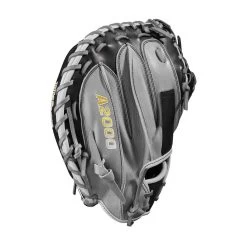 2023 Wilson A2000 M2 33.5" Baseball Catcher's Mitt: WBW100977335 13 2023 Wilson A2000 M2 33.5" Baseball Catcher's Mitt: WBW100977335 -Baseball Equipment Store WBW100977 3 A2000 C M2SS 335 Grey Black.png.cq5dam.web .1200.1200