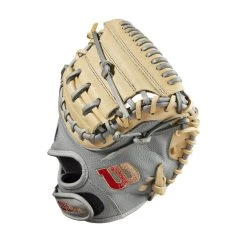 2023 Wilson A2000 PF33 Super Skin 33" Baseball Catcher's Mitt: WBW10098433 -Baseball Equipment Store WBW100984 2 2023 A2000 C PF33SS 33 GreySS Blonde.png.cq5dam.web .1200.1200