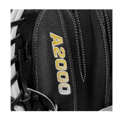 2023 Wilson A2000 M1DSS 33.5" Baseball Catcher's Mitt: WBW100995335 -Baseball Equipment Store WBW100995 5 A2000 C M1DSC 335 BlackSS BlackDimple White WilsonGold