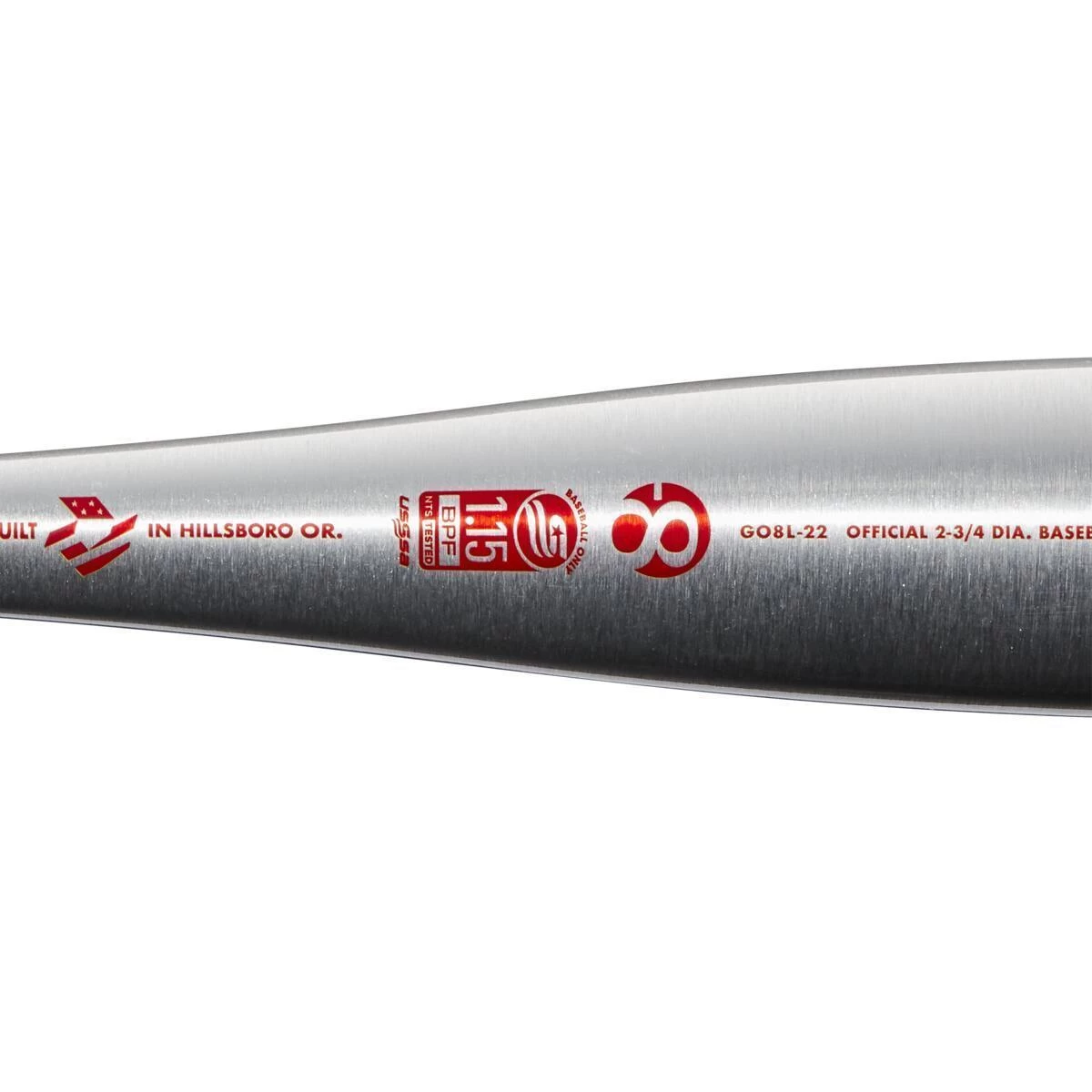 2022 DeMarini The Goods One Piece (-8) USSSA Baseball Bat: WTDXGO8-22 - Image 7