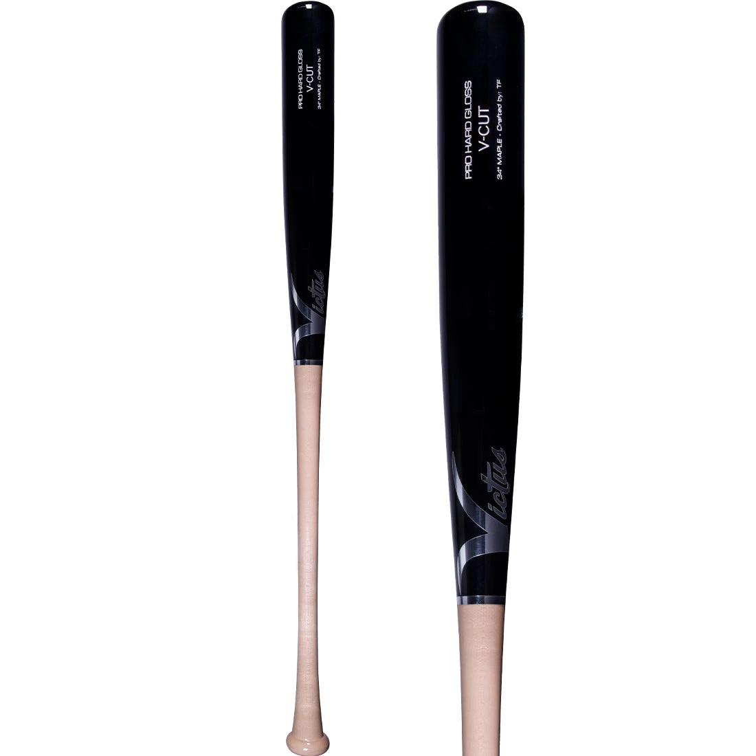 Victus Pro V-Cut Hard Maple Wood Baseball Bat: VGPC-N/BK 3 Victus Pro V-Cut Hard Maple Wood Baseball Bat: VGPC-N/BK