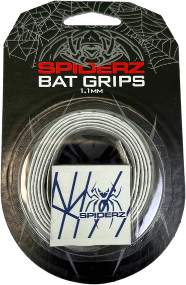 Spiderz Bat Grip (1.1 MM) - White/Navy 2 Spiderz Bat Grip (1.1 MM) - White/Navy