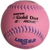 Worth Pink 12" USSSA Super Gold Dot Extreme Classic M 40/325 Slowpitch Softballs (Dozen): WUC12CPXT -Baseball Equipment Store Worth USSSA PINK Softball WUC12CPXT
