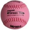 Worth Pink 11" WSL Super Green Dot 47/400 Slowpitch Softballs (Dozen): WPS11WSLC -Baseball Equipment Store Worth WSL Slowpitch Pink Ball WPS11WSLC