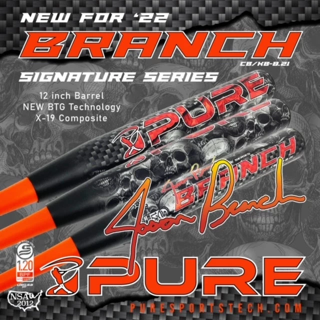 2022 PURE Sports Jason Branch Signature 2PC 12" USSSA Slowpitch Softball Bat 3 2022 PURE Sports Jason Branch Signature 2PC 12" USSSA Slowpitch Softball Bat