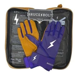 Bruce Bolt PREMIUM PRO Long Cuff Batting Gloves: Purple 13 Bruce Bolt PREMIUM PRO Long Cuff Batting Gloves: Purple -Baseball Equipment Store premium pro long cuff batting gloves purple brucebolt 220810