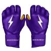 Bruce Bolt PREMIUM PRO Long Cuff Batting Gloves: Purple 1 Bruce Bolt PREMIUM PRO Long Cuff Batting Gloves: Purple -Baseball Equipment Store premium pro long cuff batting gloves purple brucebolt 331309