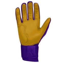Bruce Bolt PREMIUM PRO Long Cuff Batting Gloves: Purple 14 Bruce Bolt PREMIUM PRO Long Cuff Batting Gloves: Purple -Baseball Equipment Store premium pro long cuff batting gloves purple brucebolt 661404